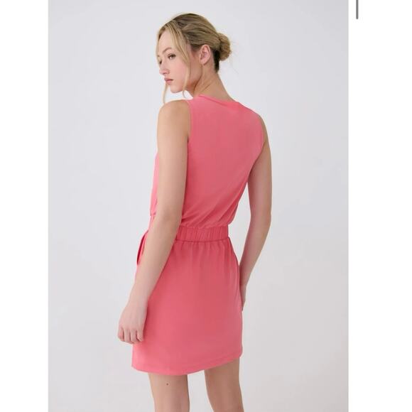 LOLE Sofia Scoop Neck Dress Sunset Coral K782 Size SMALL NWT - Picture 2 of 10